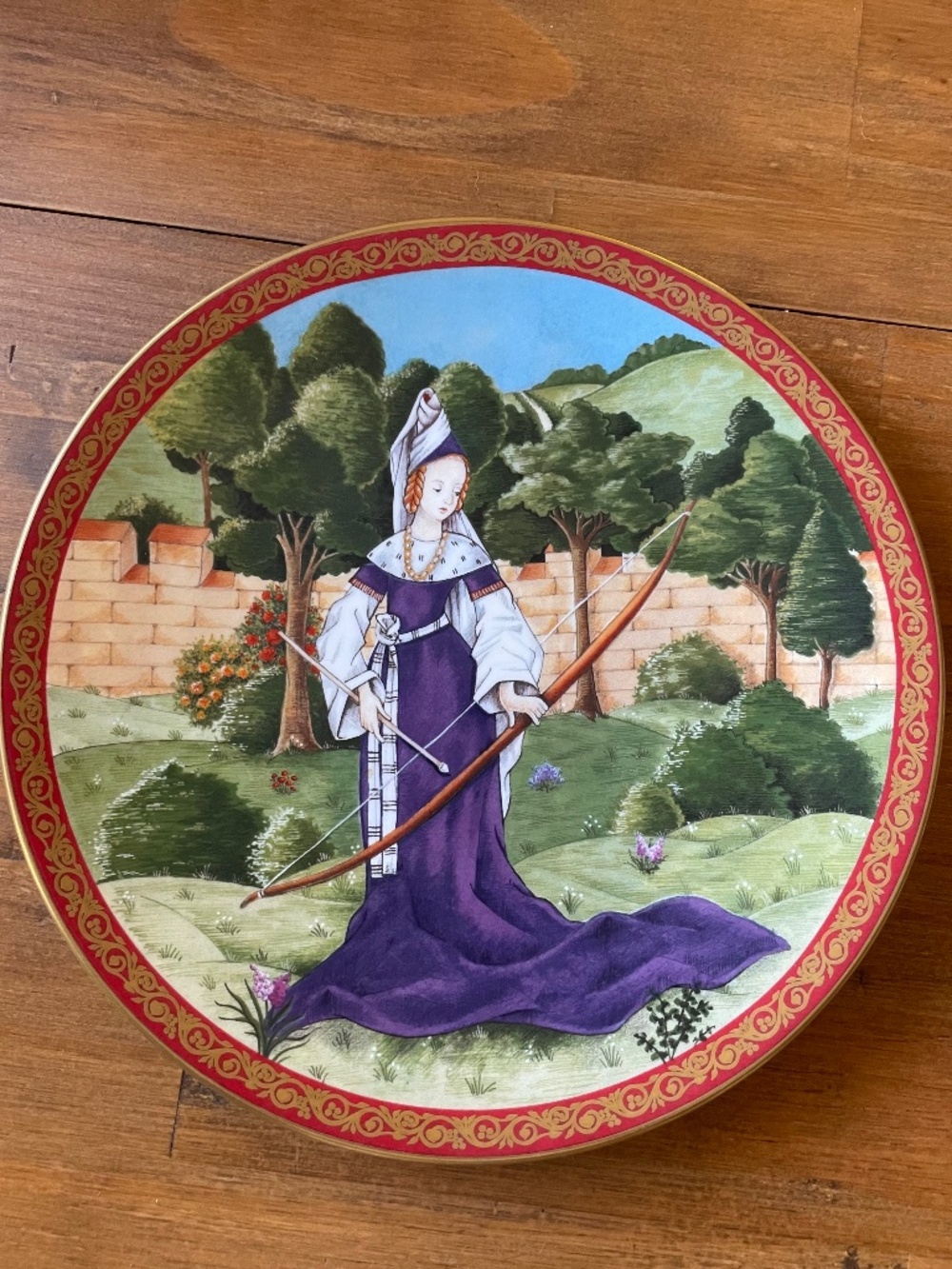 Vintage Archery Plate